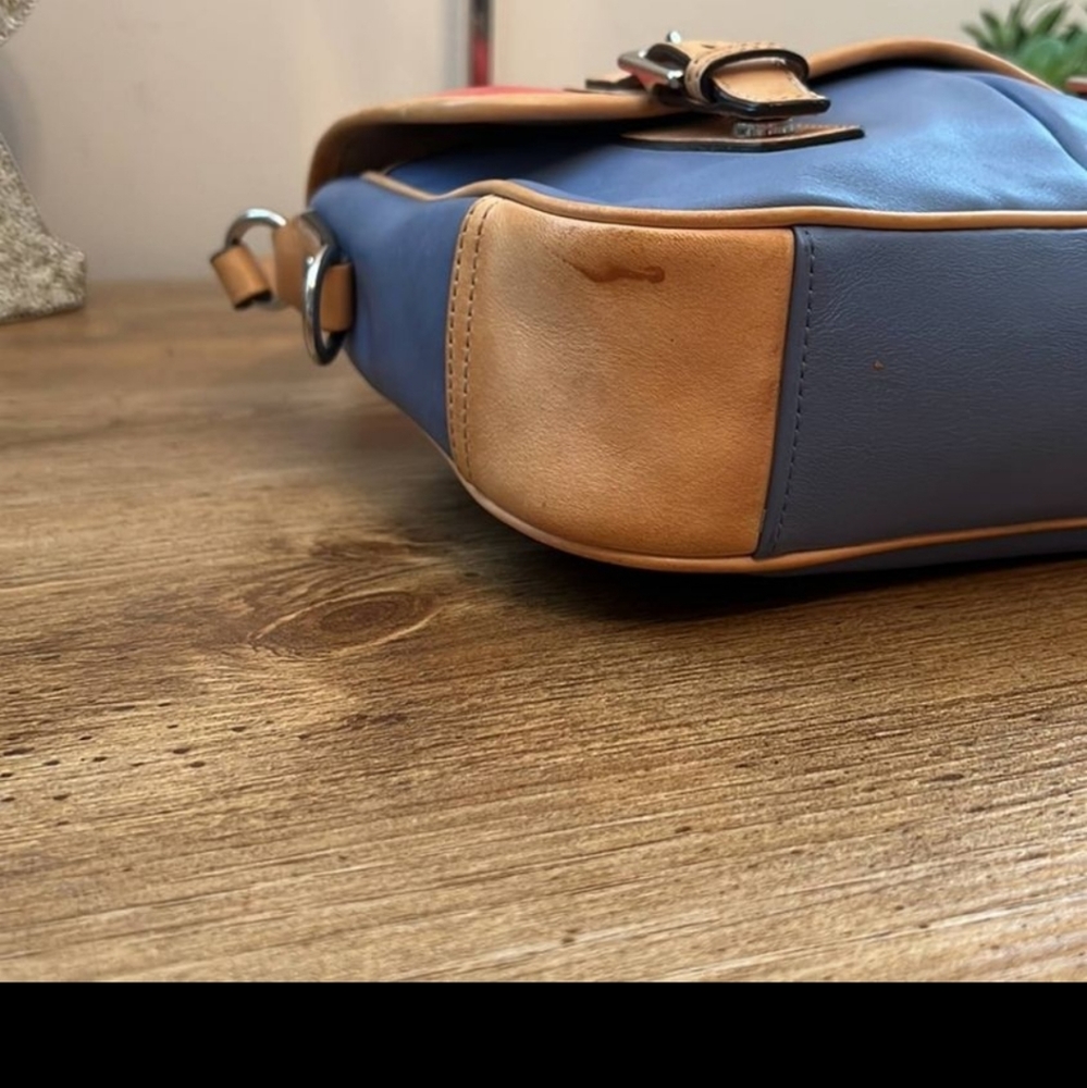 Coach Rare Multi Colour Solid Leather Satchel Lik… - image 7